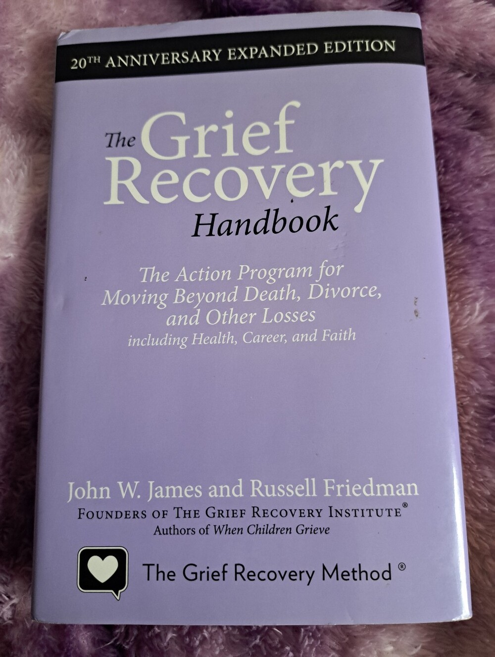 The Grief Recovery Handbook - Lavender Cover